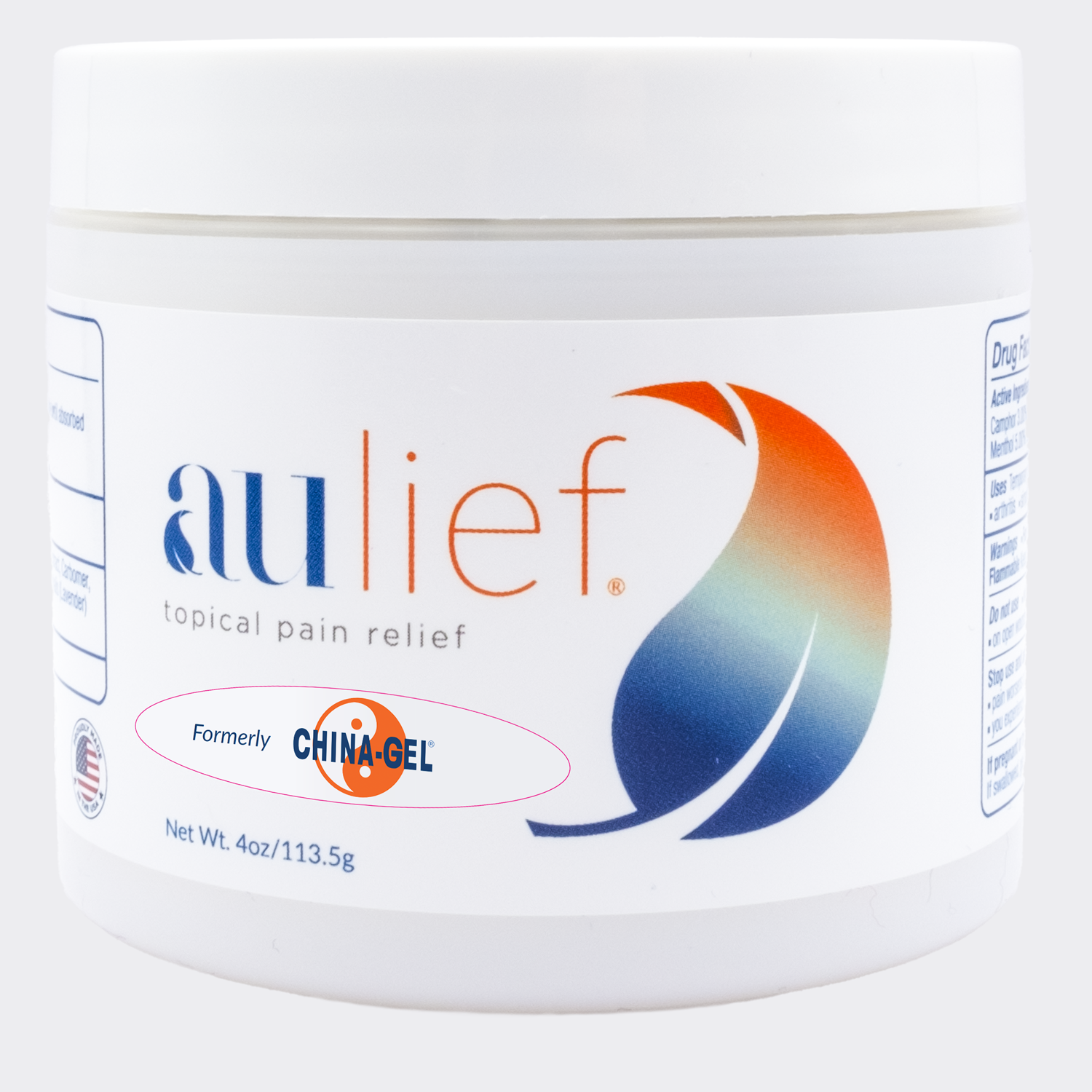 AuLief Topical Pain Relief - 8oz jar