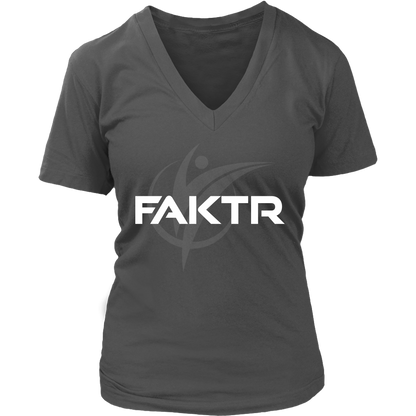 Women's V-Neck FAKTR T-Shirt