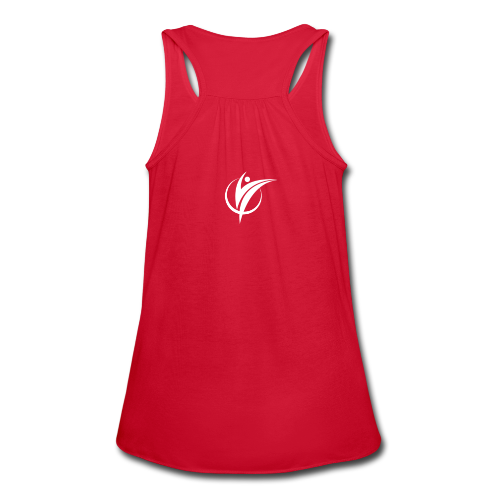 Women's Flowy Tank Top by Bella - red