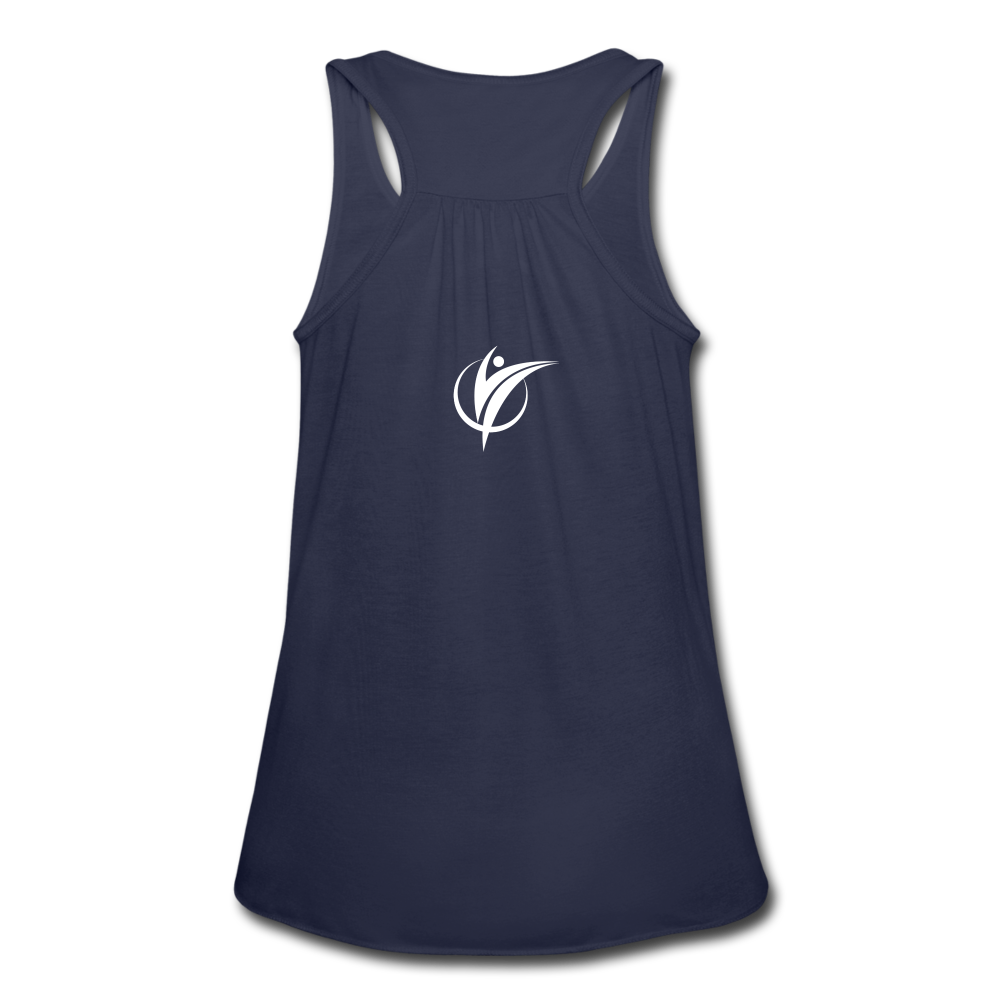 Women's Flowy Tank Top by Bella - navy