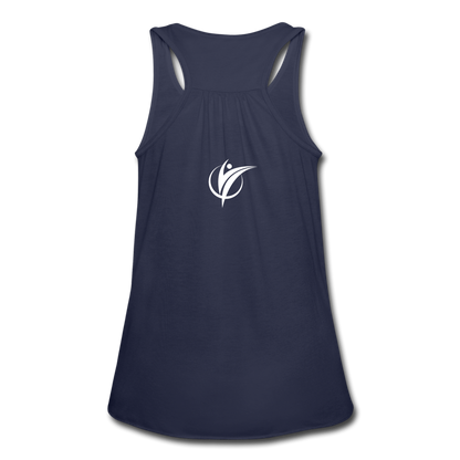 Women's Flowy Tank Top by Bella - navy