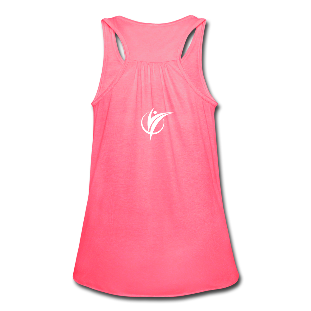 Women's Flowy Tank Top by Bella - neon pink